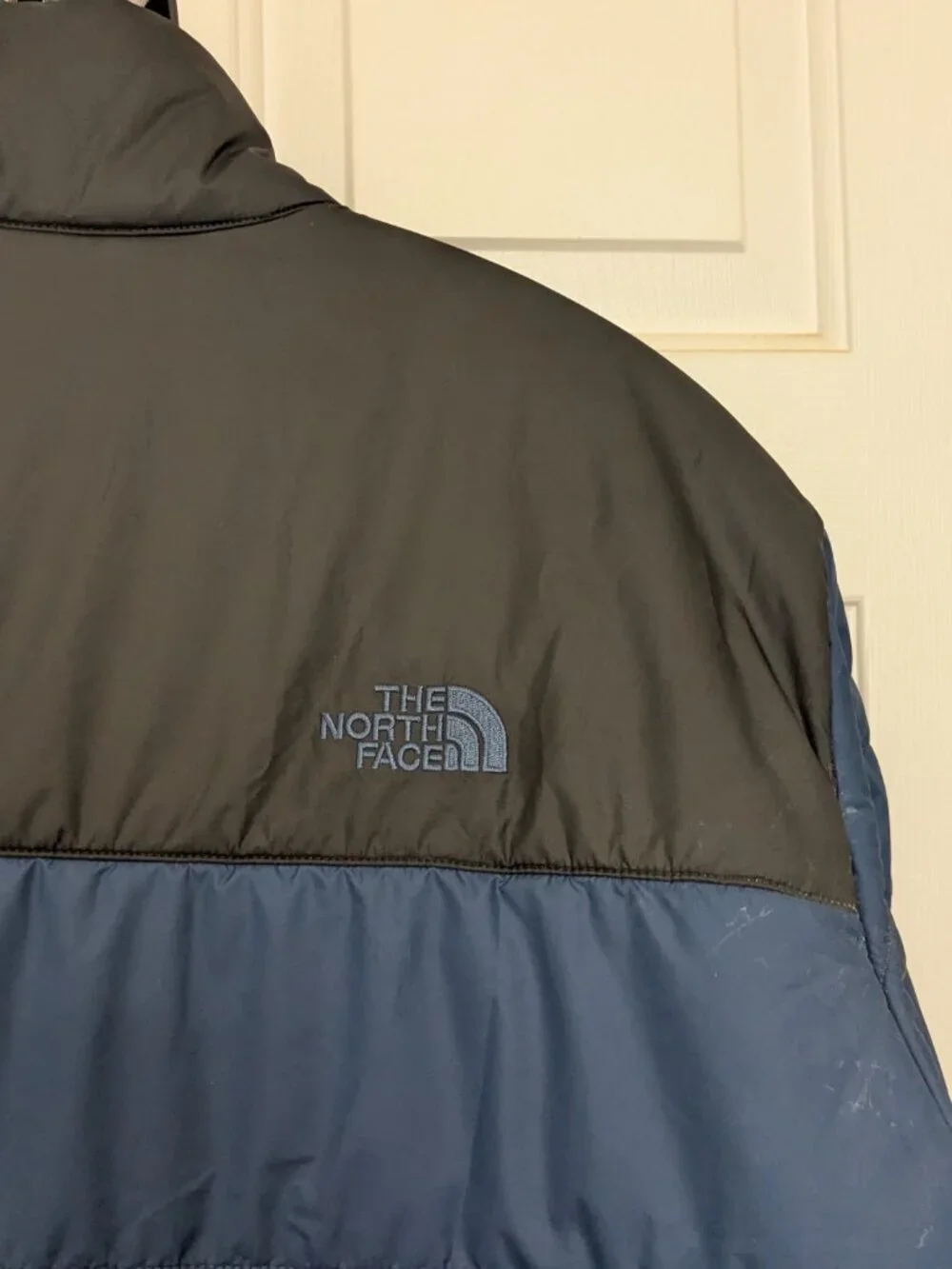 The North Face Jacket Men's  Navy Blue Down Puffer Jacket Size XXXL .